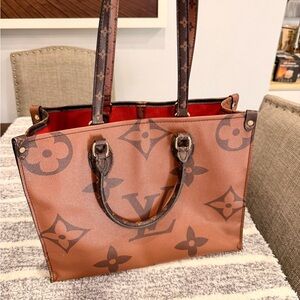 Louis Vuitton Tan Monogram Tote